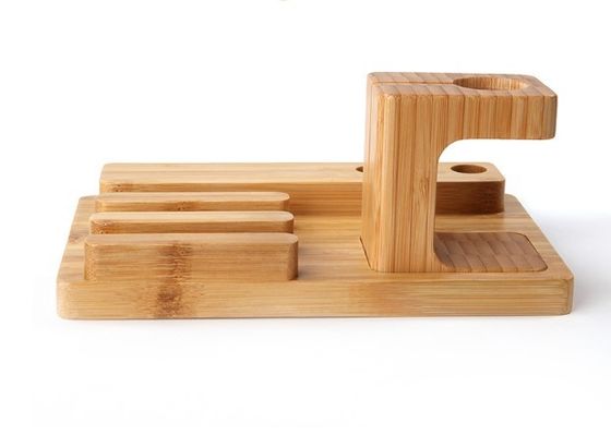 الطبيعية الخيزران التفاح ووتش الوقوف و الهاتف المحمول حامل و اللوحي حامل و حامل القلم و تهمة حوض حامل ل أبل