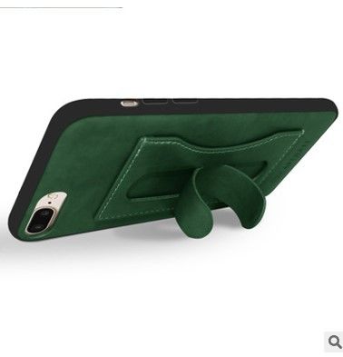 iPhone7 الهاتف المحمول قذيفة أبل 8plus حامل البطاقة الجلدية سيارة شاملة الغطاء الواقي